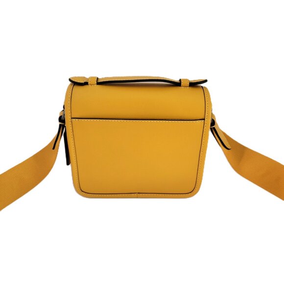 Coach CBH56 Racer Crossbody Calf Leather C Webbing Sport Strap Buttercup - Picture 4 of 9